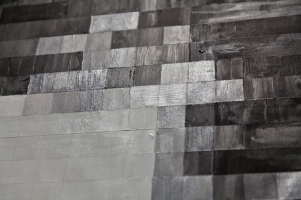 Discrete Channel with Noise : Algorithmic Painting (Detail) 